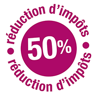 50% réduction d'impôts